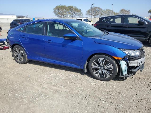 19XFC1F78JE200726 - 2018 HONDA CIVIC EXL ლურჯი ფოტო 4