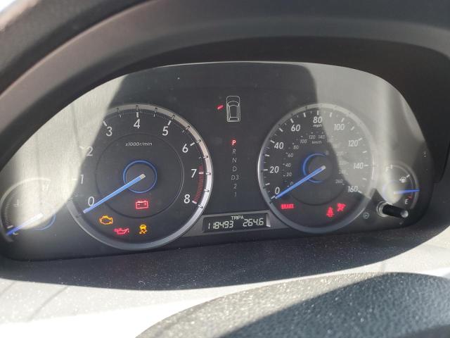 5J6TF2H51CL006376 - 2012 HONDA CROSSTOUR EXL ნაცრისფერი ფოტო 9