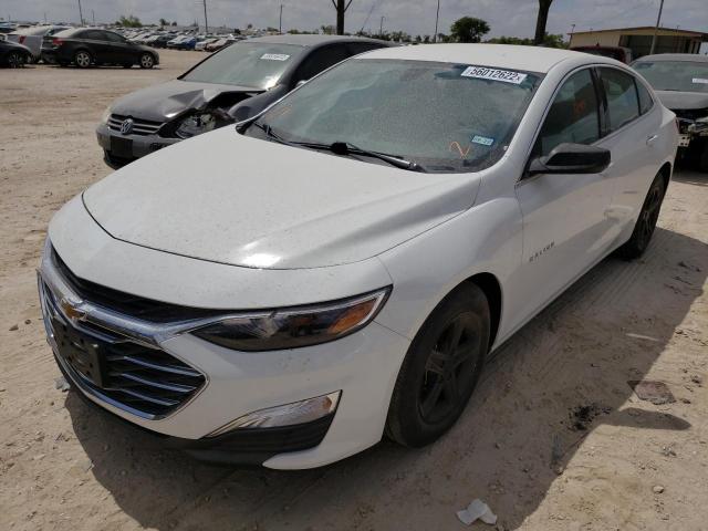 1G1ZB5ST9KF204875 - 2019 CHEVROLET MALIBU LS WHITE photo 2