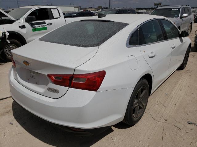 1G1ZB5ST9KF204875 - 2019 CHEVROLET MALIBU LS WHITE photo 4