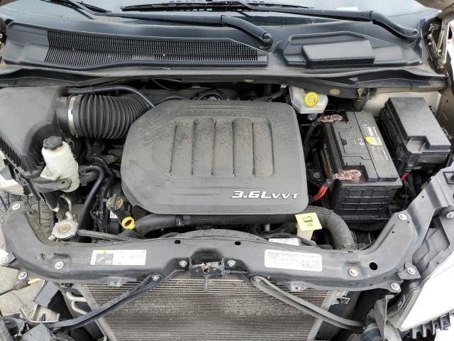 2C4RDGCG3FR586091 - 2015 DODGE GRAND CARA SXT BEIGE photo 7