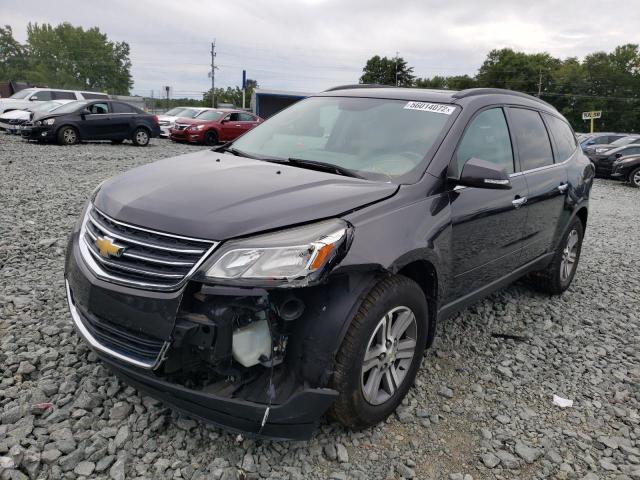 1GNKVHKD5FJ331479 - 2015 CHEVROLET TRAVERSE LT GRAY photo 2