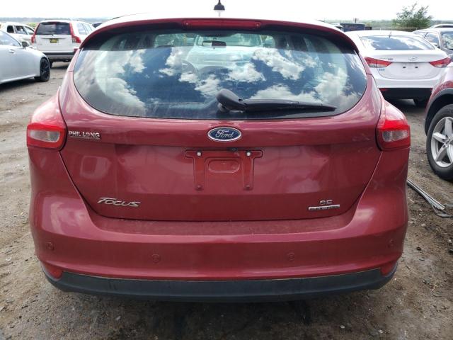 1FADP3N20GL275665 - 2016 FORD FOCUS TITANIUM RED photo 6