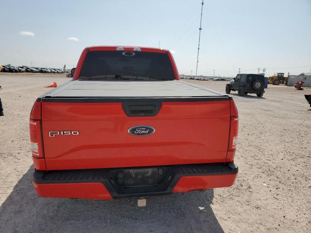 1FTEX1EP7HKD16671 - 2017 FORD F150 SUPER CAB RED photo 6