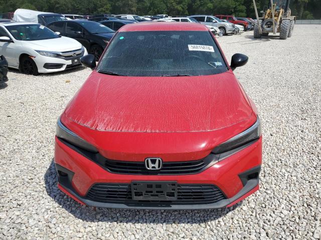 2HGFE2F59NH556421 - 2022 HONDA CIVIC SPORT RED photo 5