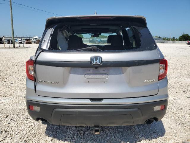 5FNYF8H54MB038872 - 2021 HONDA PASSPORT EXL ვერცხლისფერი ფოტო 6