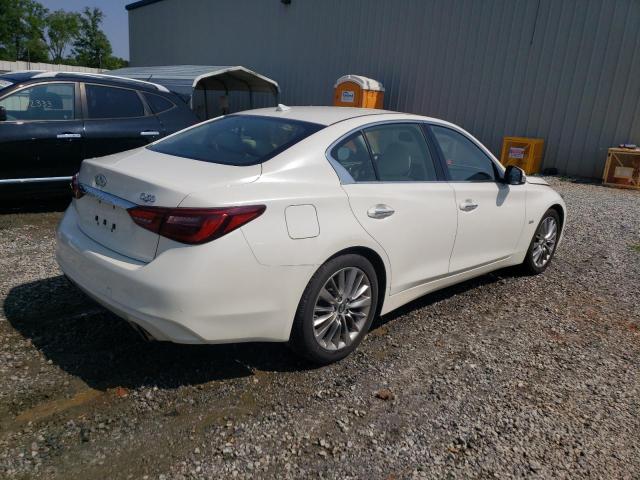 JN1EV7AP7KM510470 - 2019 INFINITI Q50 LUXE WHITE photo 3