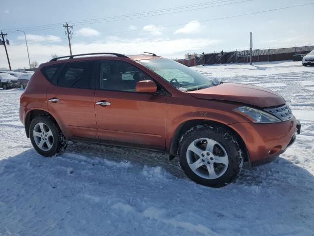 JN8AZ08W94W324378 - 2004 NISSAN MURANO SL ORANGE photo 4