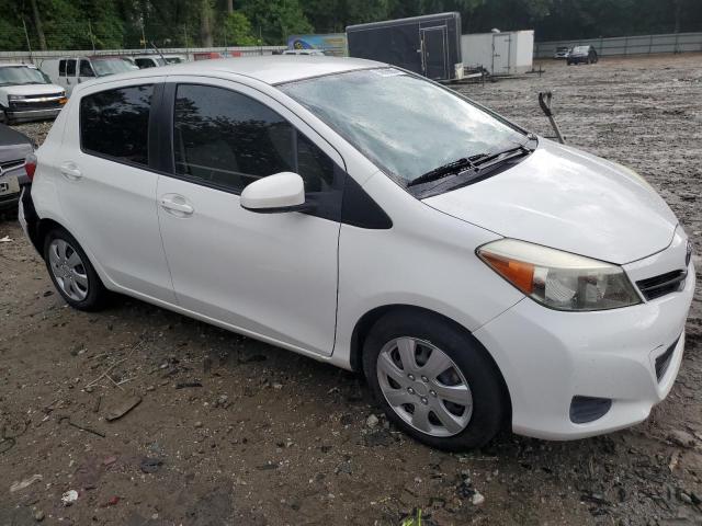 JTDKTUD39DD559296 - 2013 TOYOTA YARIS WHITE photo 4