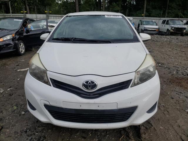 JTDKTUD39DD559296 - 2013 TOYOTA YARIS WHITE photo 5