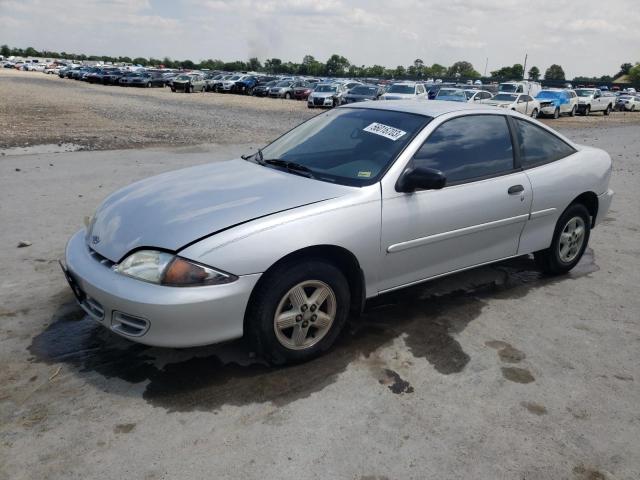 1G1JC124027356856 - 2002 CHEVROLET CAVALIER SILVER photo 1