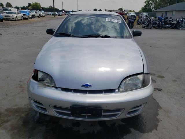 1G1JC124027356856 - 2002 CHEVROLET CAVALIER SILVER photo 5