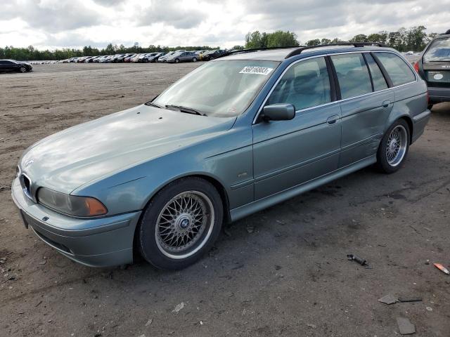 WBADS43451GD85663 - 2001 BMW 525 IT AUTOMATIC BLUE photo 1