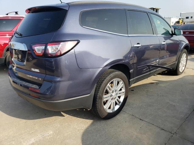 1GNKRGKD2DJ105069 - 2013 CHEVROLET TRAVERSE LT BLUE photo 3