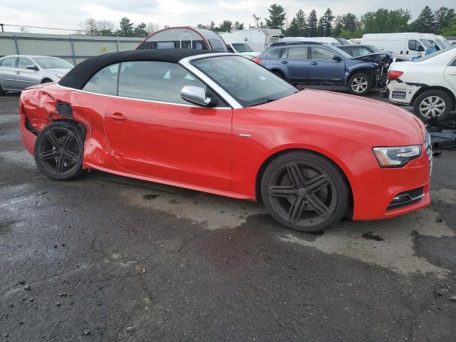 WAUCGAFH5EN007612 - 2014 AUDI S5 PREMIUM PLUS RED photo 4