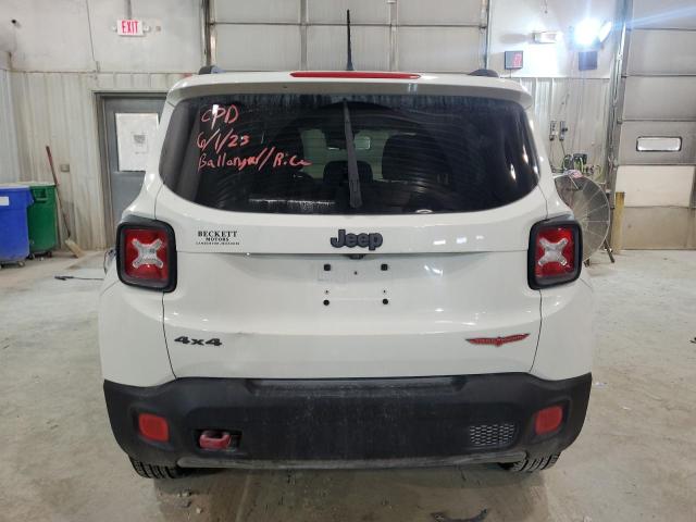 ZACCJBCT9GPD67429 - 2016 JEEP RENEGADE TRAILHAWK WHITE photo 6