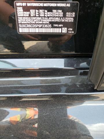 5UXCR6C05P9P33635 - 2023 BMW X5 XDRIVE40I BLACK photo 12