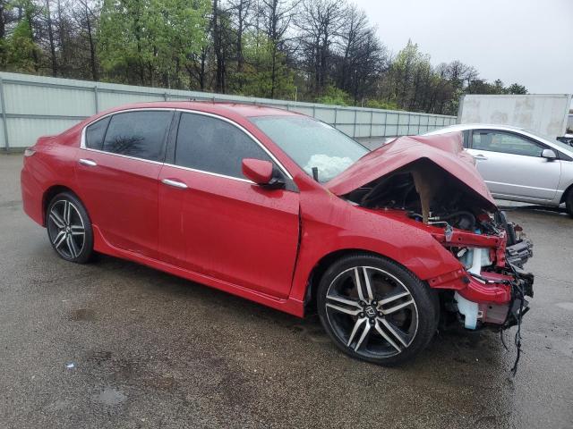 1HGCR2F57HA004538 - 2017 HONDA ACCORD SPORT 红色 照片 4