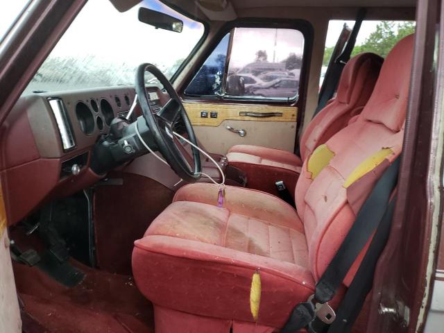 1GBEG25K9J7106242 - 1988 CHEVROLET G20 MAROON photo 7