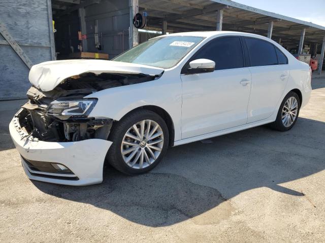 3VWL17AJ9GM382771 - 2016 VOLKSWAGEN JETTA SEL WHITE photo 1