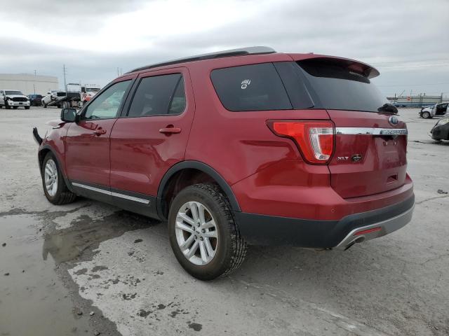 1FM5K7DH7HGD87010 - 2017 FORD EXPLORER XLT MAROON photo 2