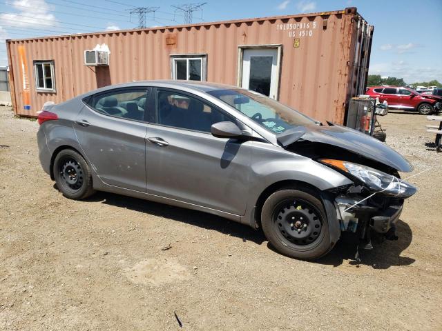 5NPDH4AEXDH335416 - 2013 HYUNDAI ELANTRA GLS GRAY photo 4