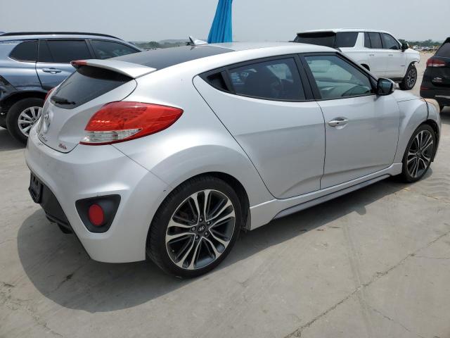 KMHTC6AE1GU257331 - 2016 HYUNDAI VELOSTER TURBO SILVER photo 3