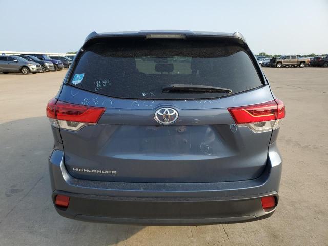 5TDZARFH4KS059199 - 2019 TOYOTA HIGHLANDER LE BLUE photo 6