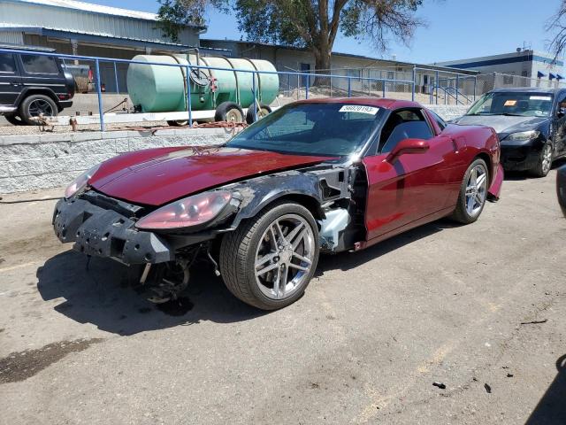 1G1YY26U775107554 - 2007 CHEVROLET CORVETTE BURGUNDY photo 1