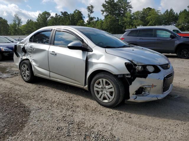 1G1JB5SH4H4145506 - 2017 CHEVROLET SONIC LS SILVER photo 4