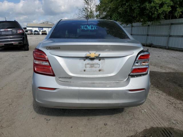 1G1JB5SH4H4145506 - 2017 CHEVROLET SONIC LS SILVER photo 6