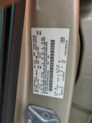 1FMCU9GD3HUD33324 - 2017 FORD ESCAPE SE 棕色 照片 12