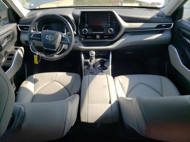 5TDGZRBHXMS070684 - 2021 TOYOTA HIGHLANDER XLE BLUE photo 8