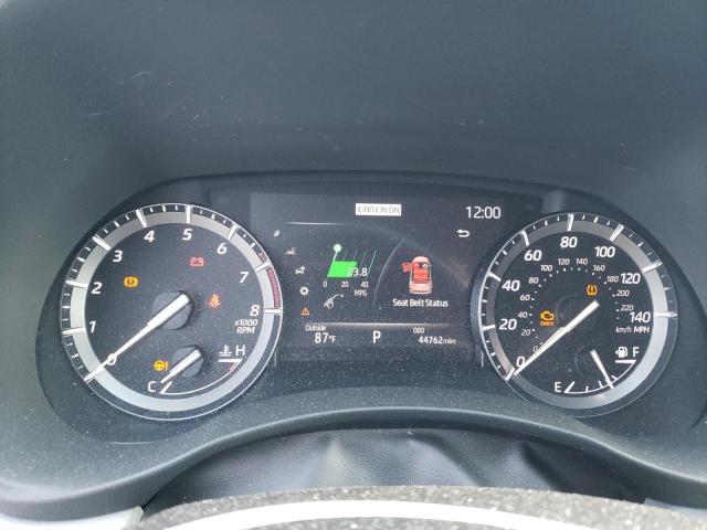 5TDGZRBHXMS070684 - 2021 TOYOTA HIGHLANDER XLE BLUE photo 9