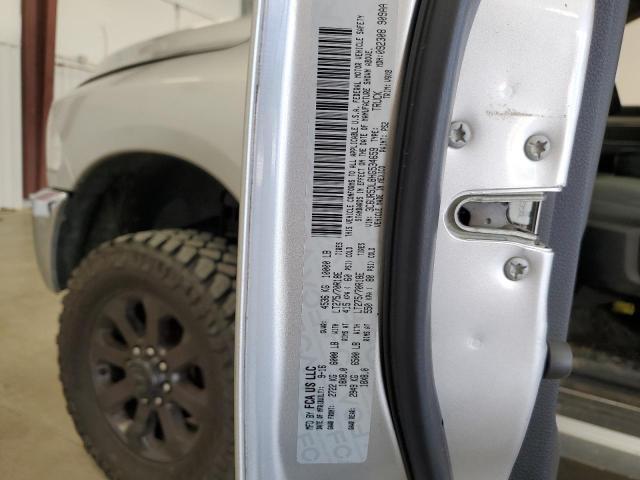 3C6UR5DL8HG534659 - 2017 RAM 2500 SLT ვერცხლისფერი ფოტო 12