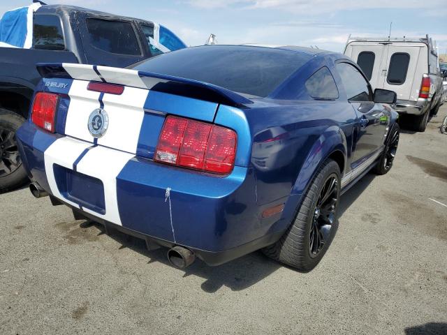 1ZVHT88S675346837 - 2007 FORD MUSTANG SHELBY GT500 BLUE photo 3