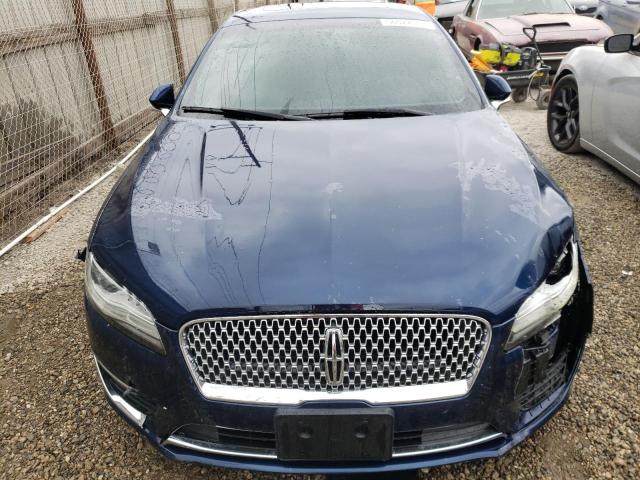 3LN6L5E94HR655453 - 2017 LINCOLN MKZ RESERVE BLUE photo 5