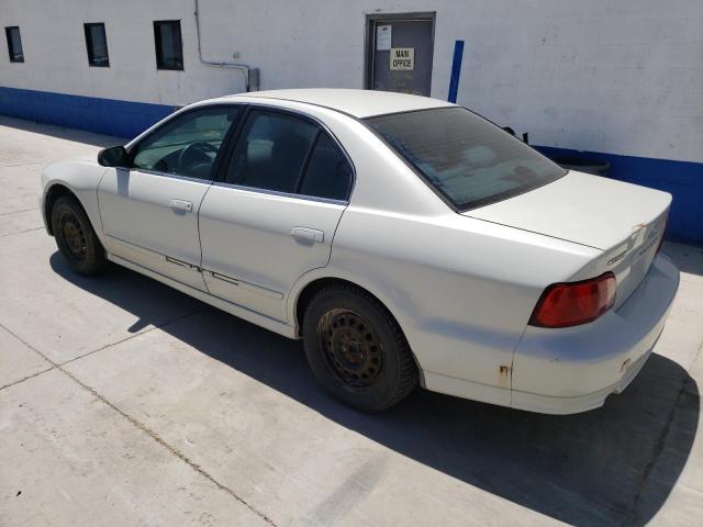 4A3AA46G72E116019 - 2002 MITSUBISHI GALANT ES WHITE photo 2