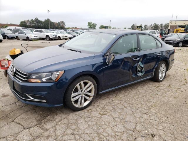1VWLA7A38KC001102 - 2019 VOLKSWAGEN PASSAT WOLFSBURG BLUE photo 1
