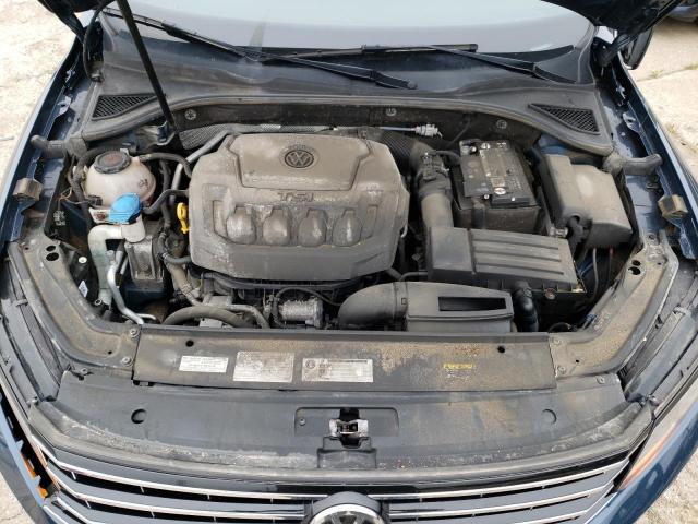 1VWLA7A38KC001102 - 2019 VOLKSWAGEN PASSAT WOLFSBURG BLUE photo 11