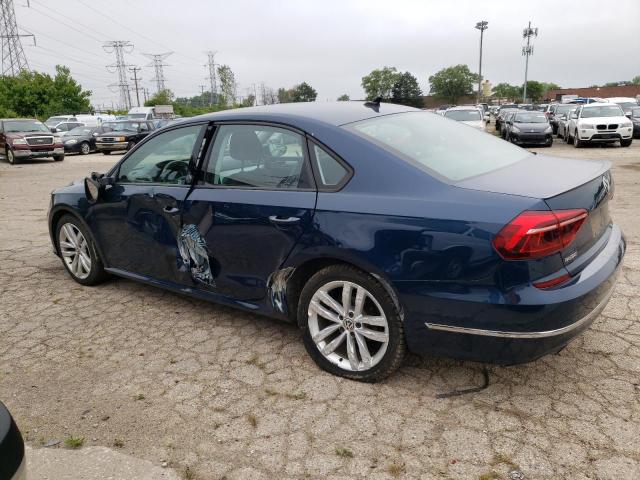 1VWLA7A38KC001102 - 2019 VOLKSWAGEN PASSAT WOLFSBURG BLUE photo 2