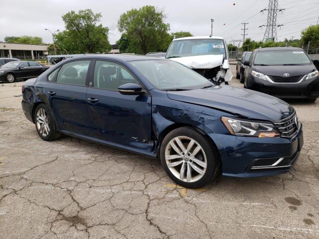 1VWLA7A38KC001102 - 2019 VOLKSWAGEN PASSAT WOLFSBURG BLUE photo 4