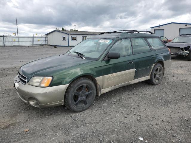 4S3BH675XY6624063 - 2000 SUBARU LEGACY OUTBACK AWP 绿色 照片 1