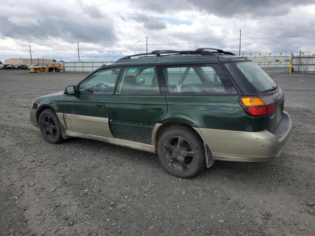 4S3BH675XY6624063 - 2000 SUBARU LEGACY OUTBACK AWP 绿色 照片 2