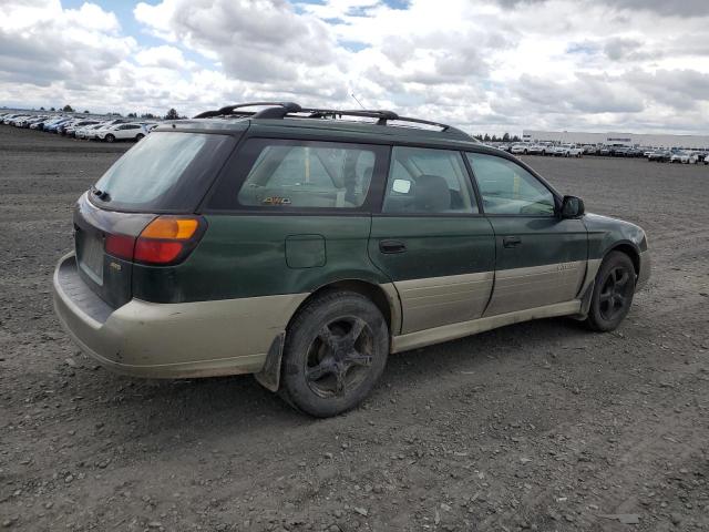 4S3BH675XY6624063 - 2000 SUBARU LEGACY OUTBACK AWP 绿色 照片 3