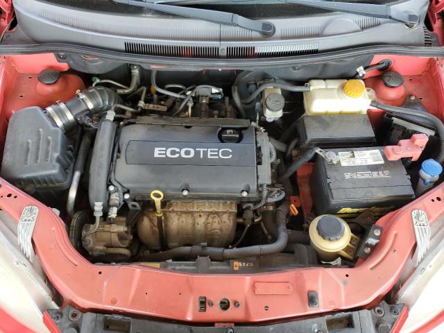 KL1TD6DE5BB138125 - 2011 CHEVROLET AVEO LS RED photo 11