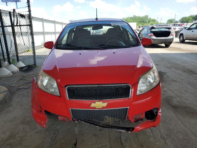 KL1TD6DE5BB138125 - 2011 CHEVROLET AVEO LS RED photo 5