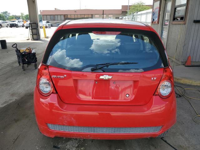 KL1TD6DE5BB138125 - 2011 CHEVROLET AVEO LS RED photo 6