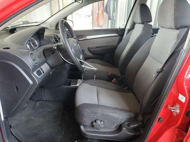 KL1TD6DE5BB138125 - 2011 CHEVROLET AVEO LS RED photo 7