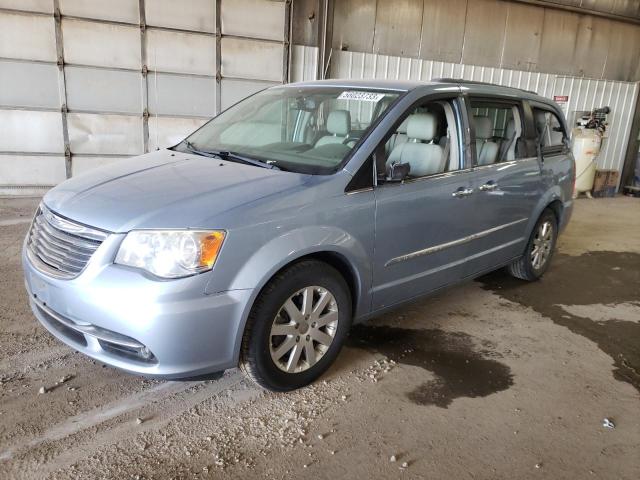 2C4RC1CG5CR362073 - 2012 CHRYSLER TOWN & COU TOURING L GRAY photo 1